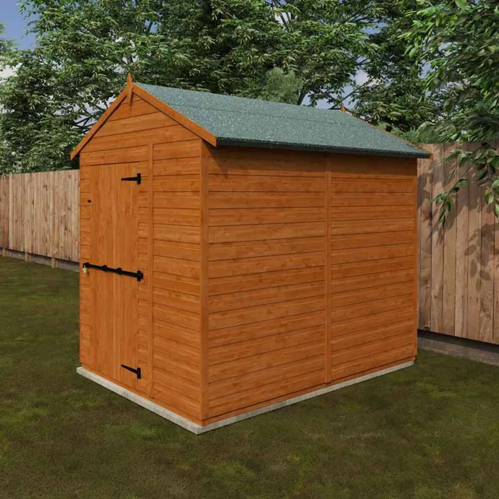 Buttercup Farm 8x6 Flex Apex Security 12mm Flex - L238.8 x W175 x H23.32 cm in Burnt Orange 4