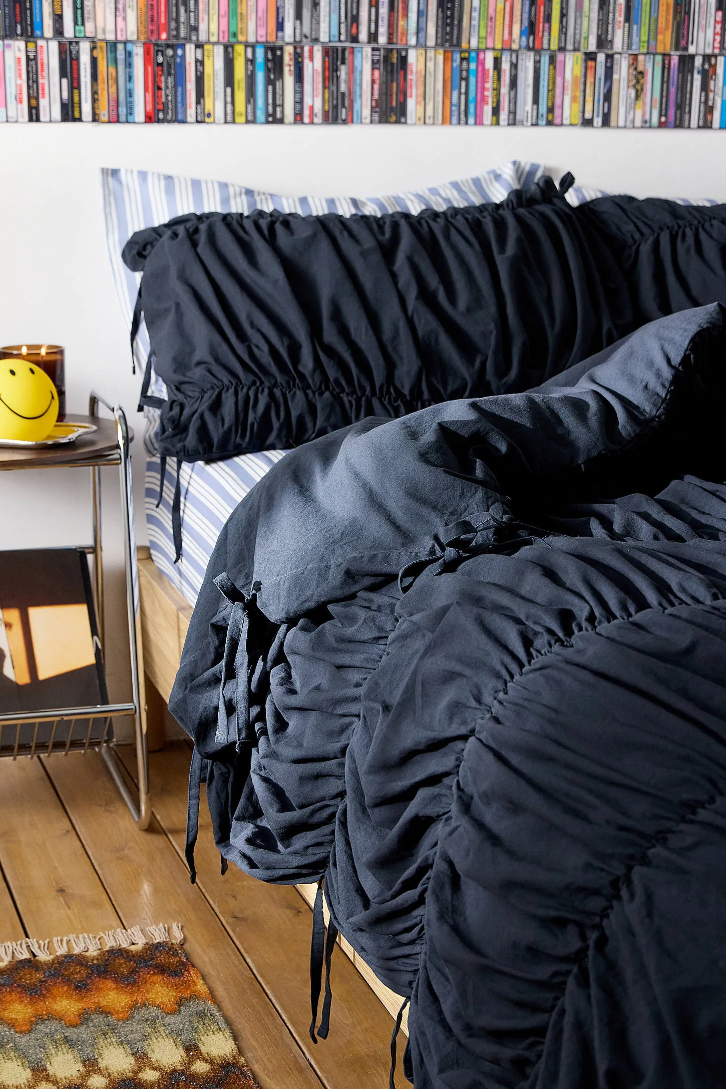 Cinched Duvet Set - Midnight Blue 4