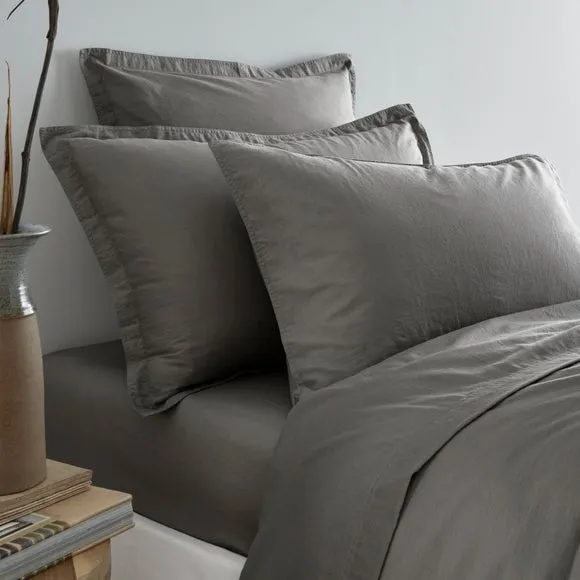 Soft Washed Recycled Cotton Continental Pillowcase