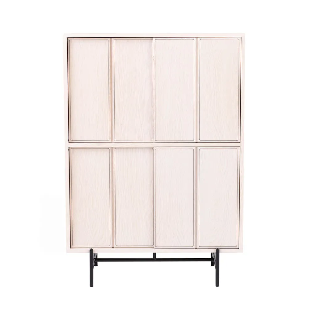 Ercol Canvas Tall Cabinet Whitened Ash 2
