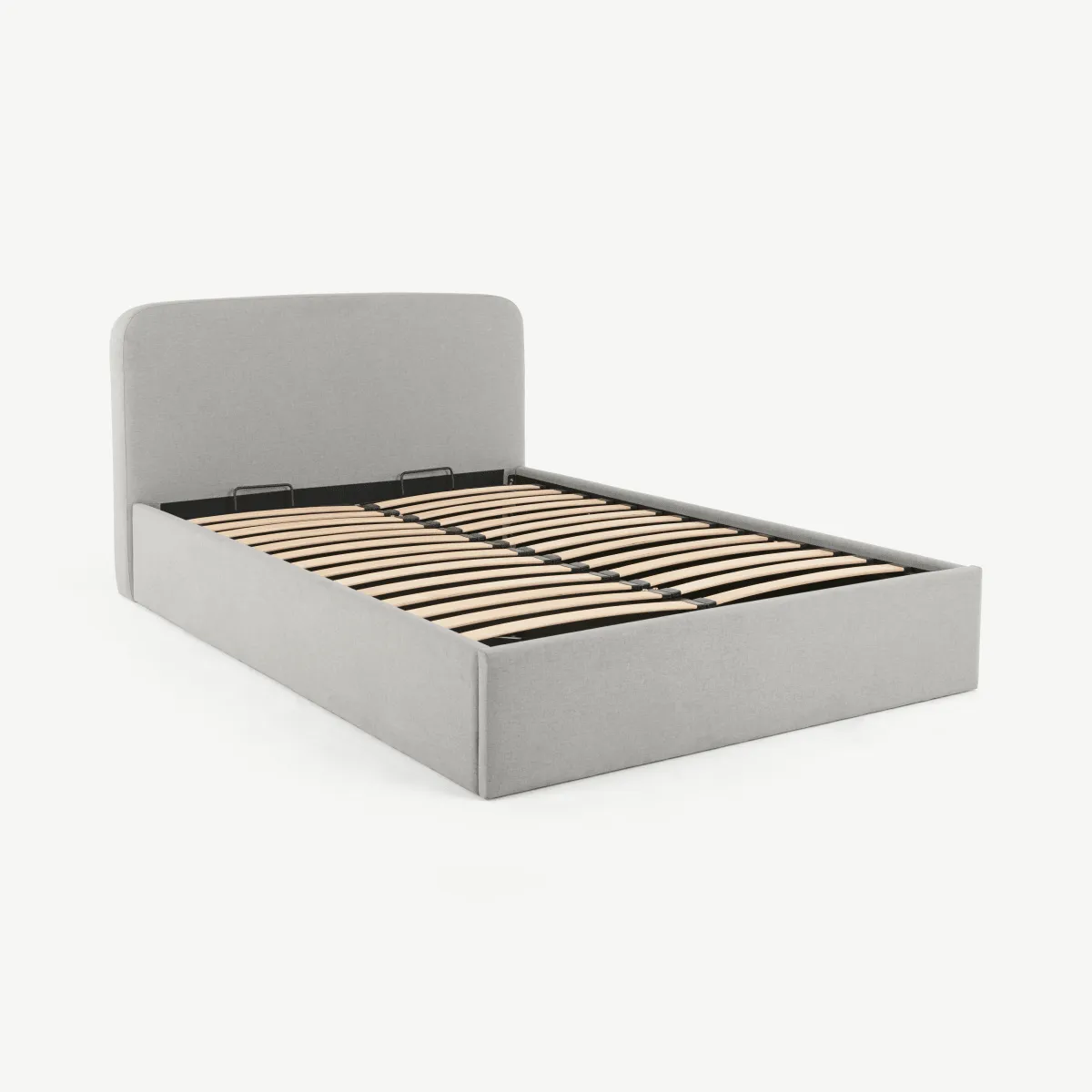 Besley Super King Size Ottoman Storage Bed, Hail Grey