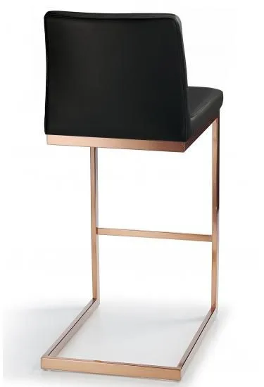 netfurniture Bostony Bar Stool Red Height Adjustable 2