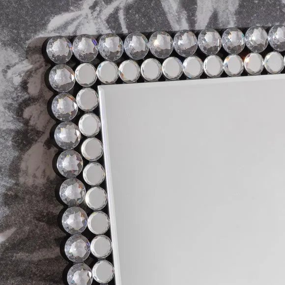 Crossland Grove Stallon Silver Wall Mirror 900x600Mm, Silver 3
