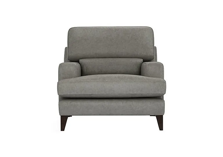 Romilly Leather Armchair - Amonite