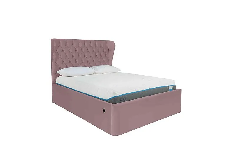 Kendall Electric Ottoman Bed Frame - King Size - Velvet Lilac