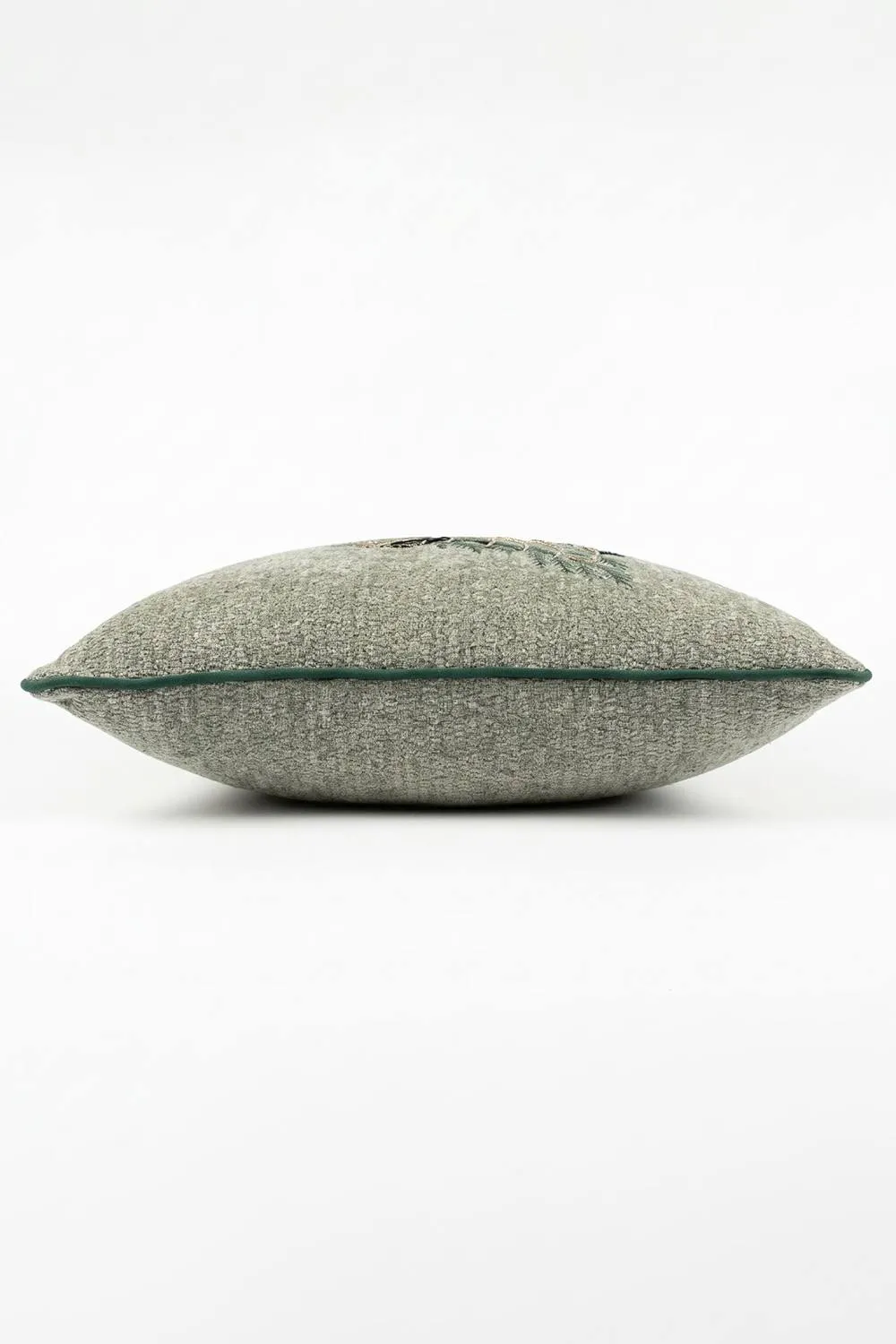 Homescapes Chenille Feel Christmas 3 Trees Throw Cushion - 45 x 45 cm in Grey 3