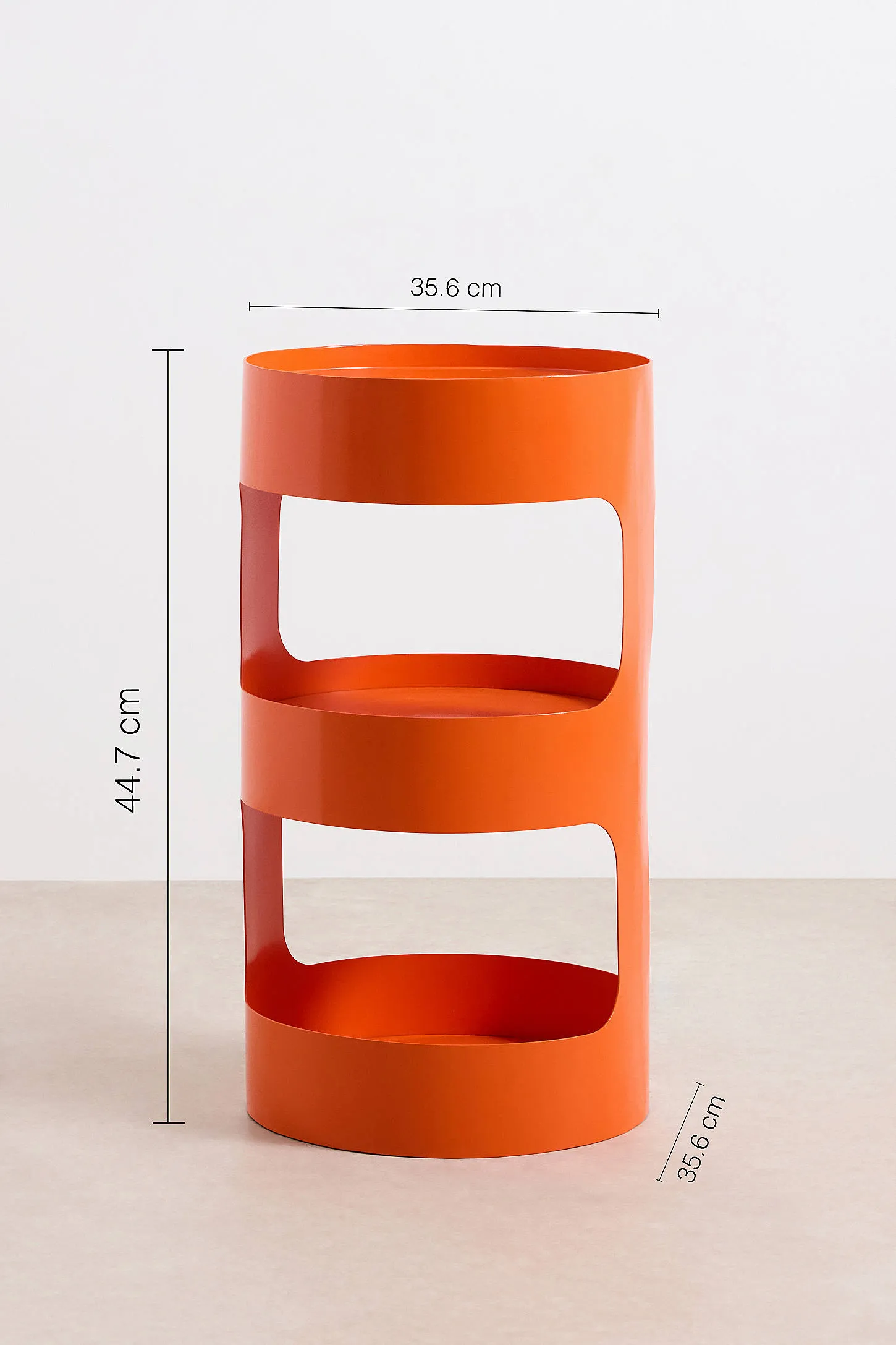 Ollie Orange Side Table - Orange 6