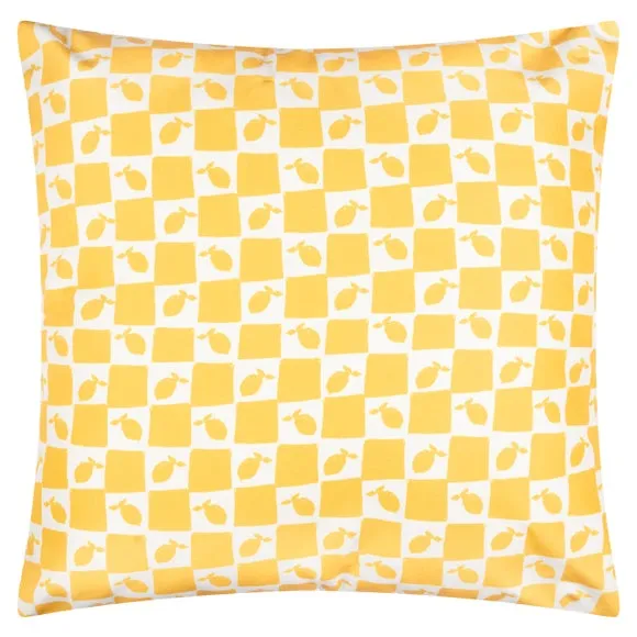 Mediterranean Limon Outdoor Square Cushion 5