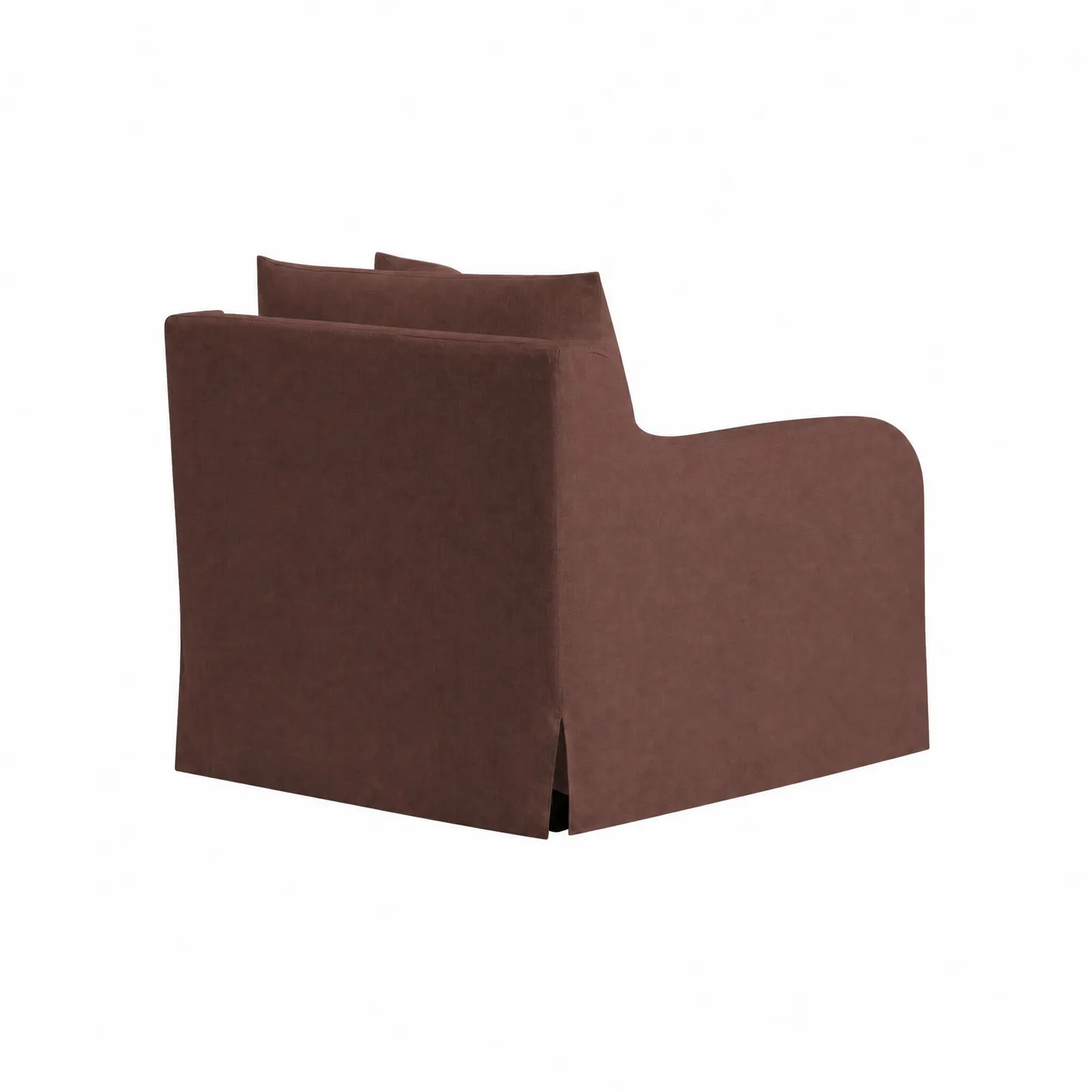 Charlbury 1 Seater Armchair, Brown Fabric | Barker & Stonehouse 2
