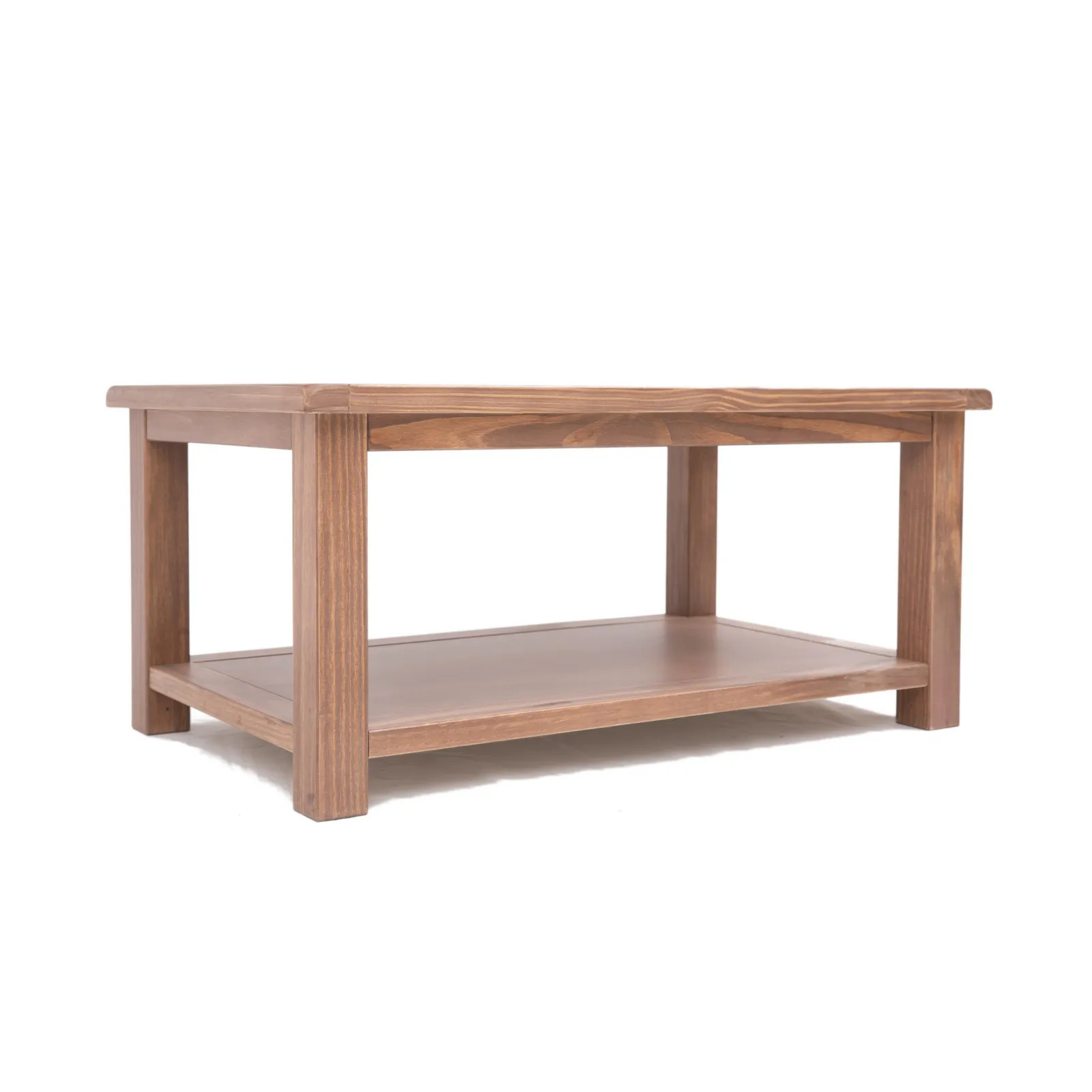Cabinet Bits Coffee Table with Shelf - H45 W100 D60cm in Brown 2