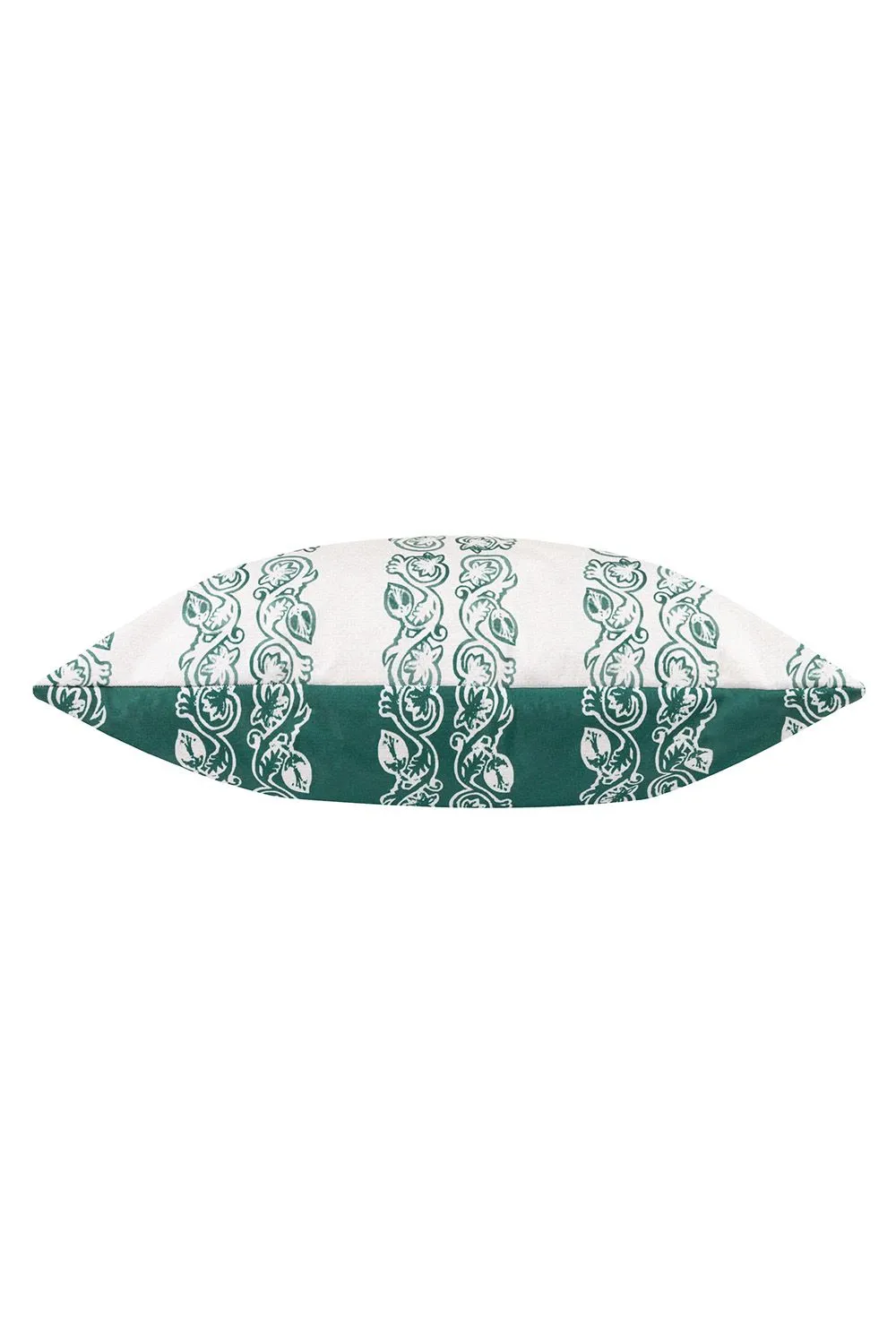 Paoletti Kalindi Stripe Water & UV Resistant Reversible Outdoor Cushion in Teal 3