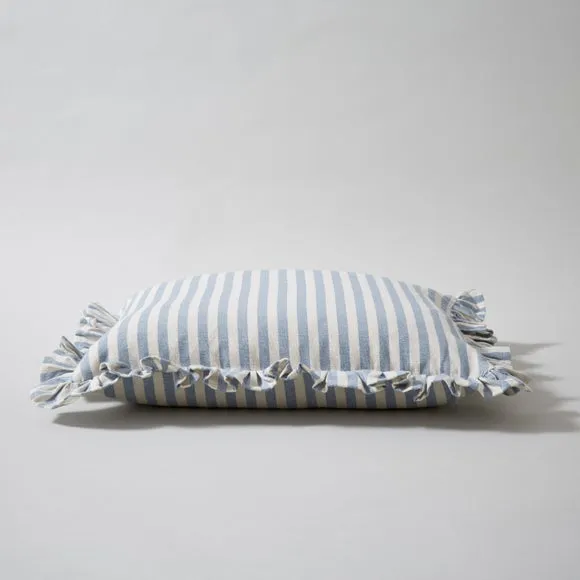 Linford Stripe Frilled Square Cushion Cover 4