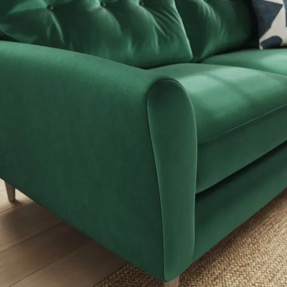 Sven Opulent Velvet 3 Seater Sofa 5
