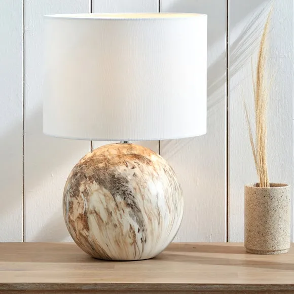 Viejo Stone Effect Ceramic Table Lamp 1