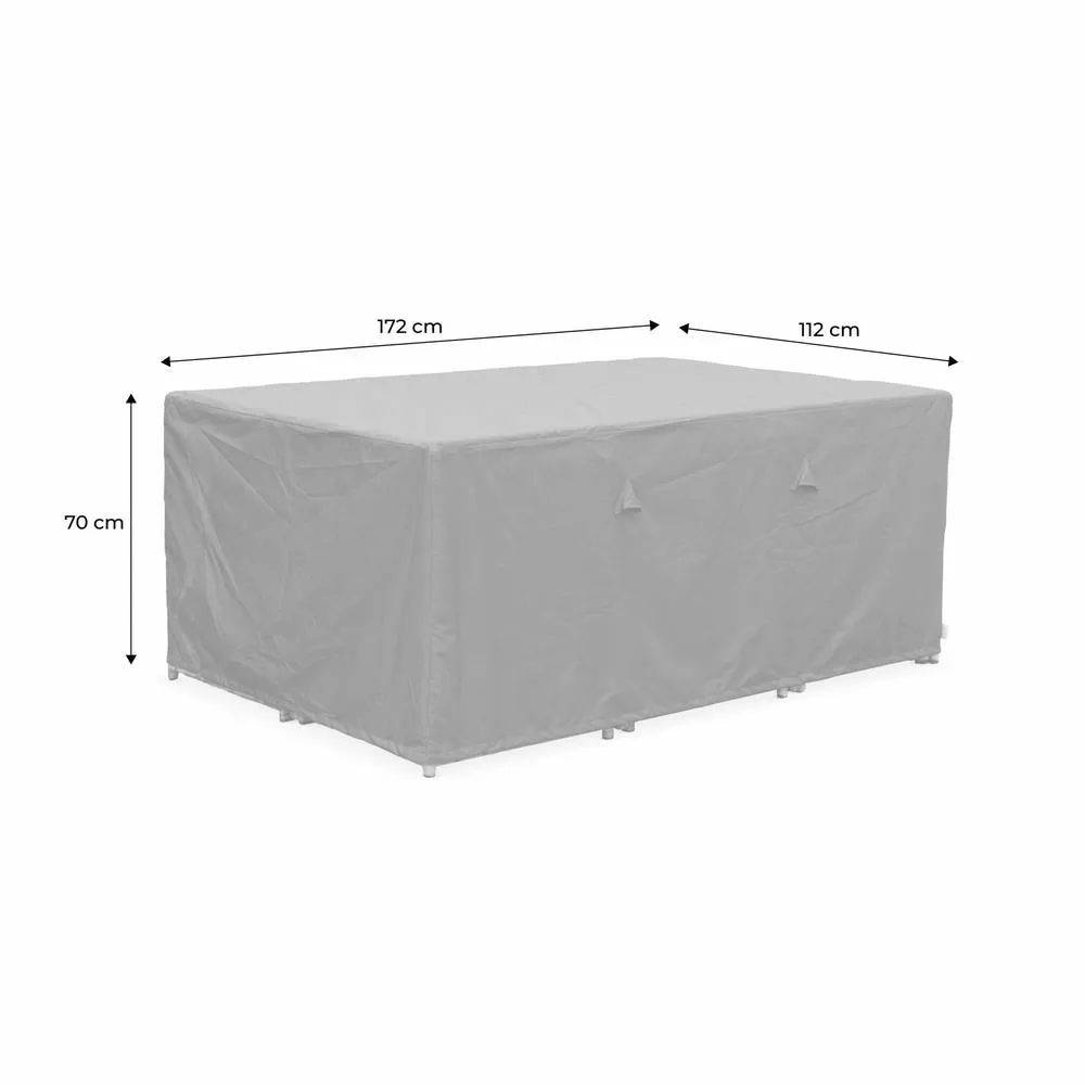 sweeek Protective cover for garden sofa set, Vabo 10 in Dark Grey 5