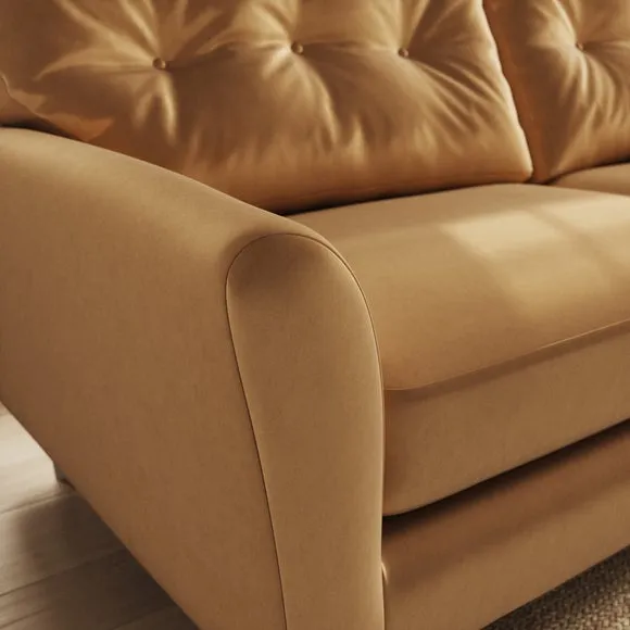 Sven Opulent Velvet 4 Seater Sofa 5