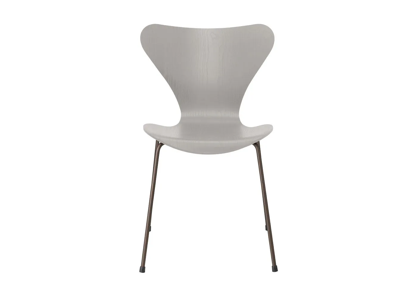 Fritz Hansen Series 7 Chair Coloured Ash Nine Grey Bronze Legs