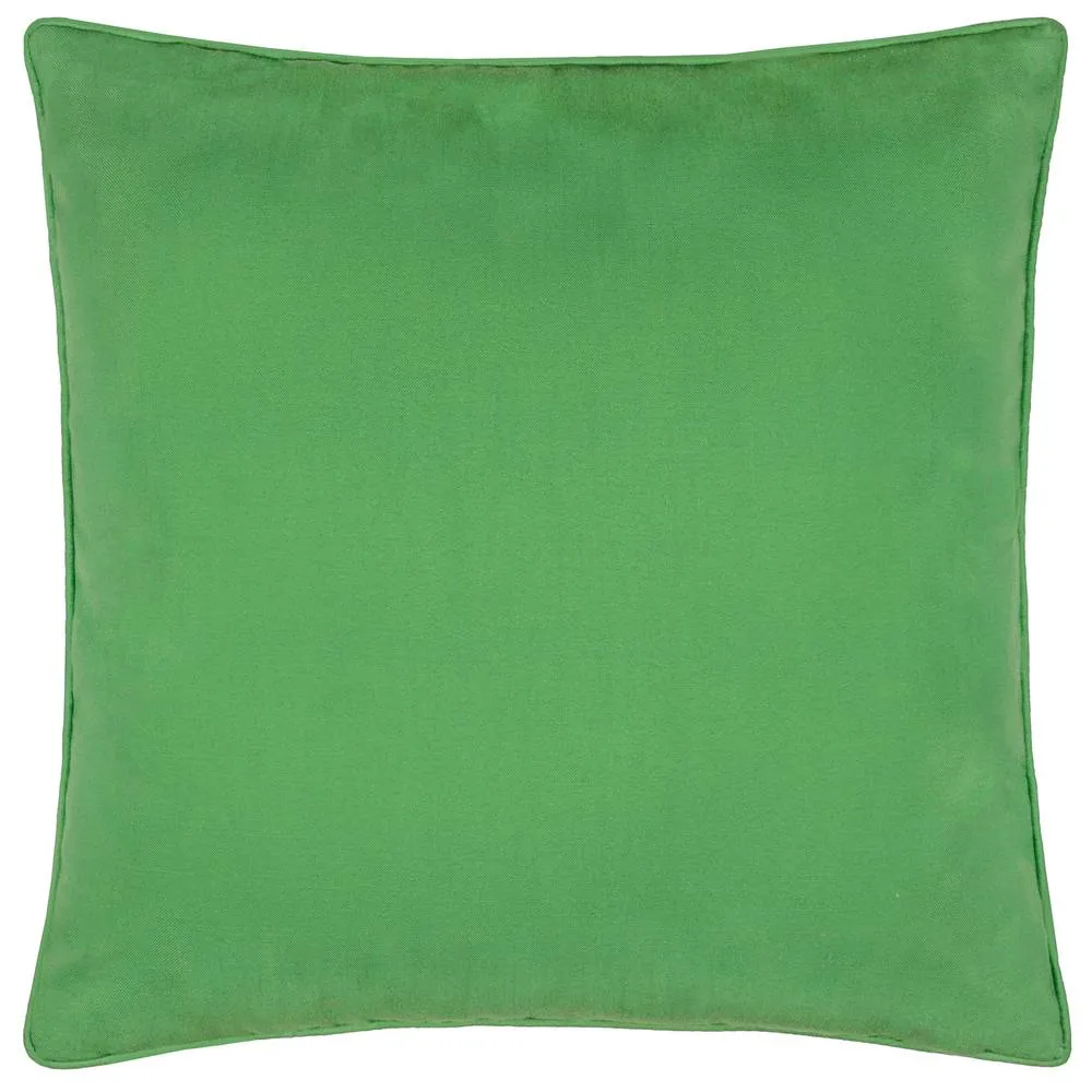 Morris & Co Strawberry Thief Piped Outdoor Cushion in Blue 3