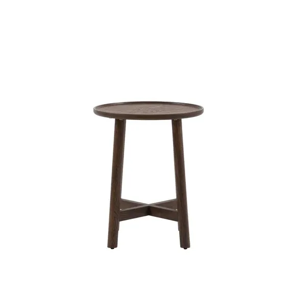 Return - Kalia Side Table, Dark Oak Effect 4