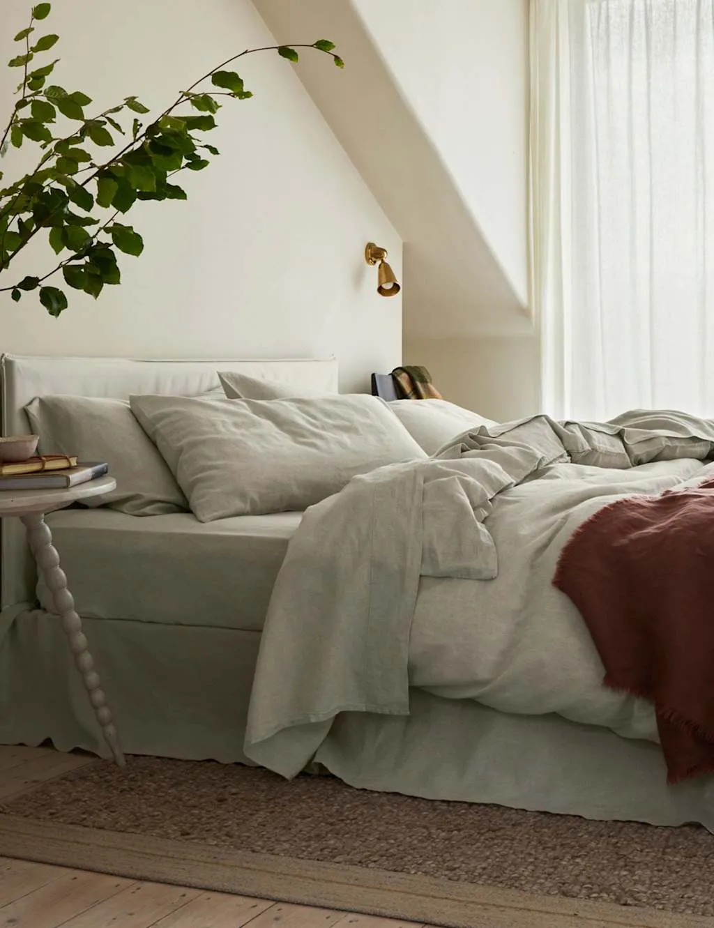 Piglet In Bed Pure Linen Duvet Cover Oatmeal