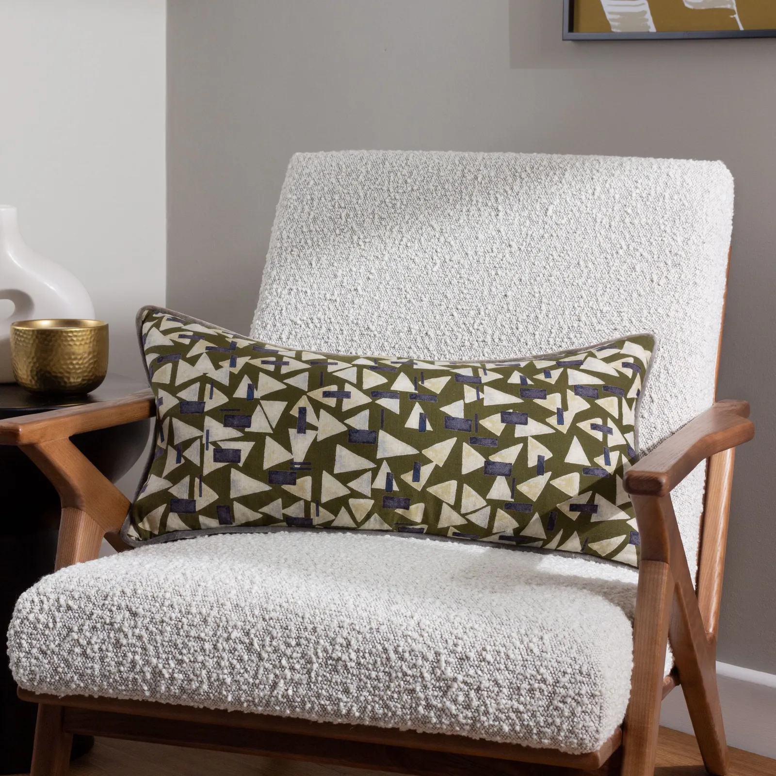 HOEM City Abstract Rectangular Cushion