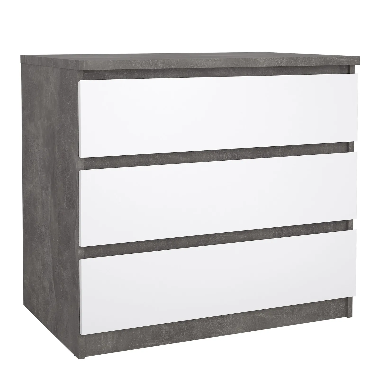 Furniture To Go Naia Chest of 3 Drawers in Grey 1