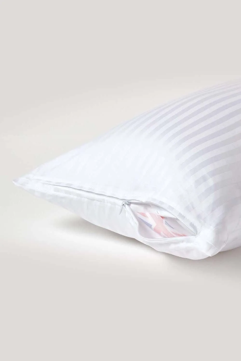 Homescapes Continental Egyptian Cotton Pillowcase 330 TC, 40 x 80 cm in White 3