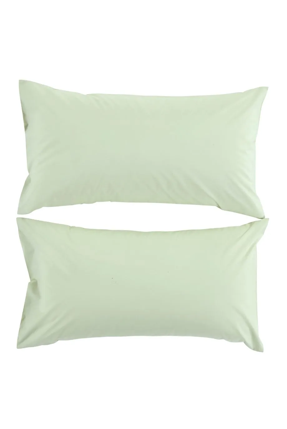 CHRISTY Pure Cotton Percale King Pillowcase Pair in Green 3