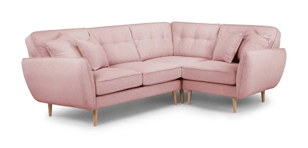 The Great Sofa Company Ailis 2 Corner 1 Faro Soft Pink in Dusty Pink 2
