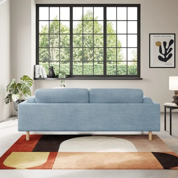 Newton Chunky Tonal Weave 4 Seater Sofa 3