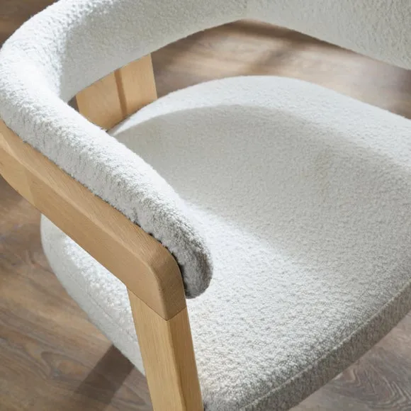 Lovato Dining Chair, Boucle 4