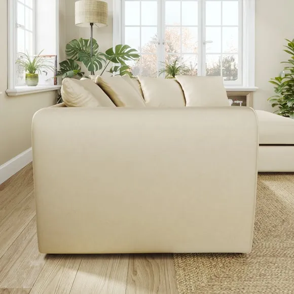 Blake Curved Arm Opulent Velvet Corner Chaise Sofa 2