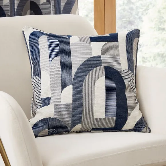 Alvin Geometric Jacquard Cushion
