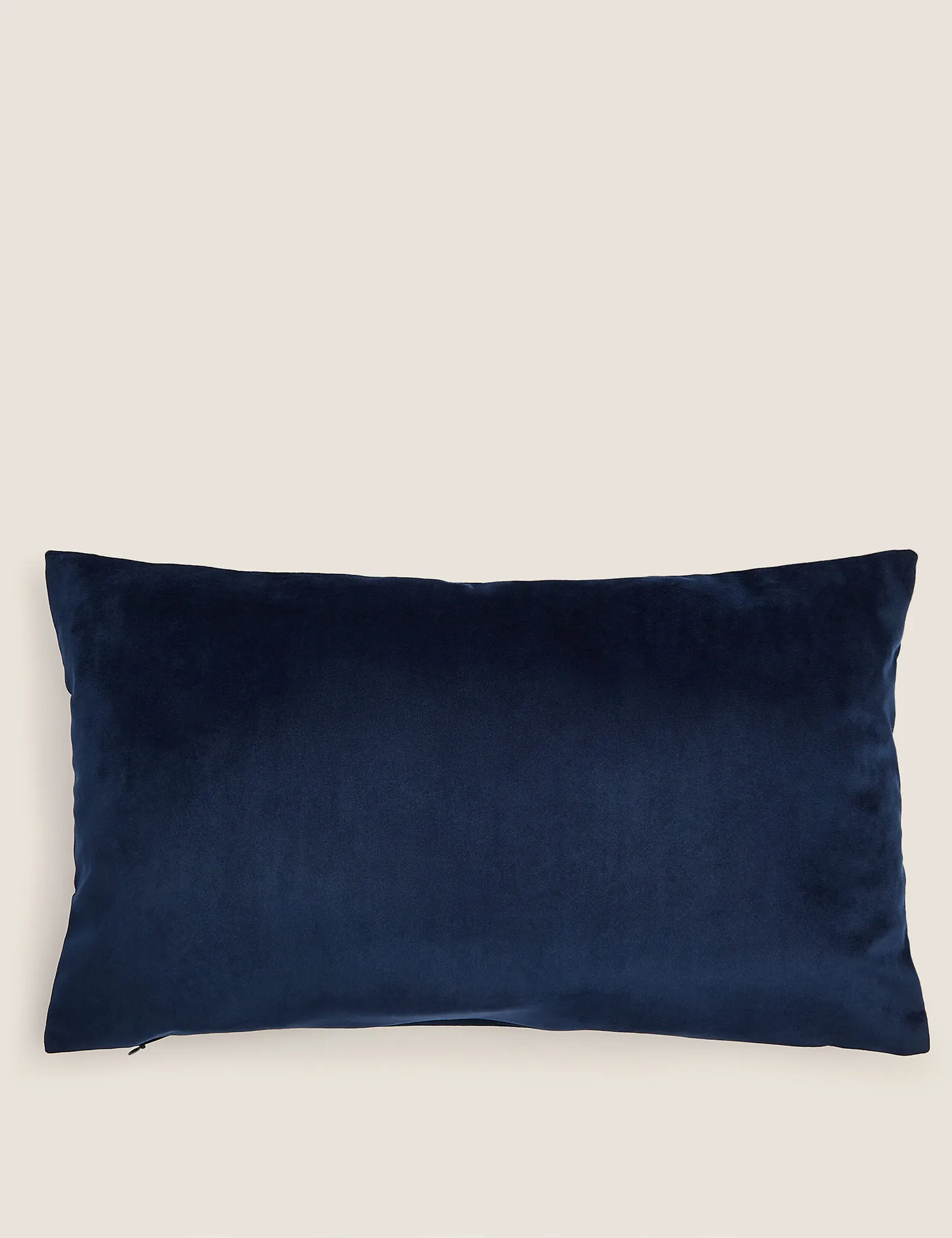 M&S Velvet Small Bolster Cushion Cover