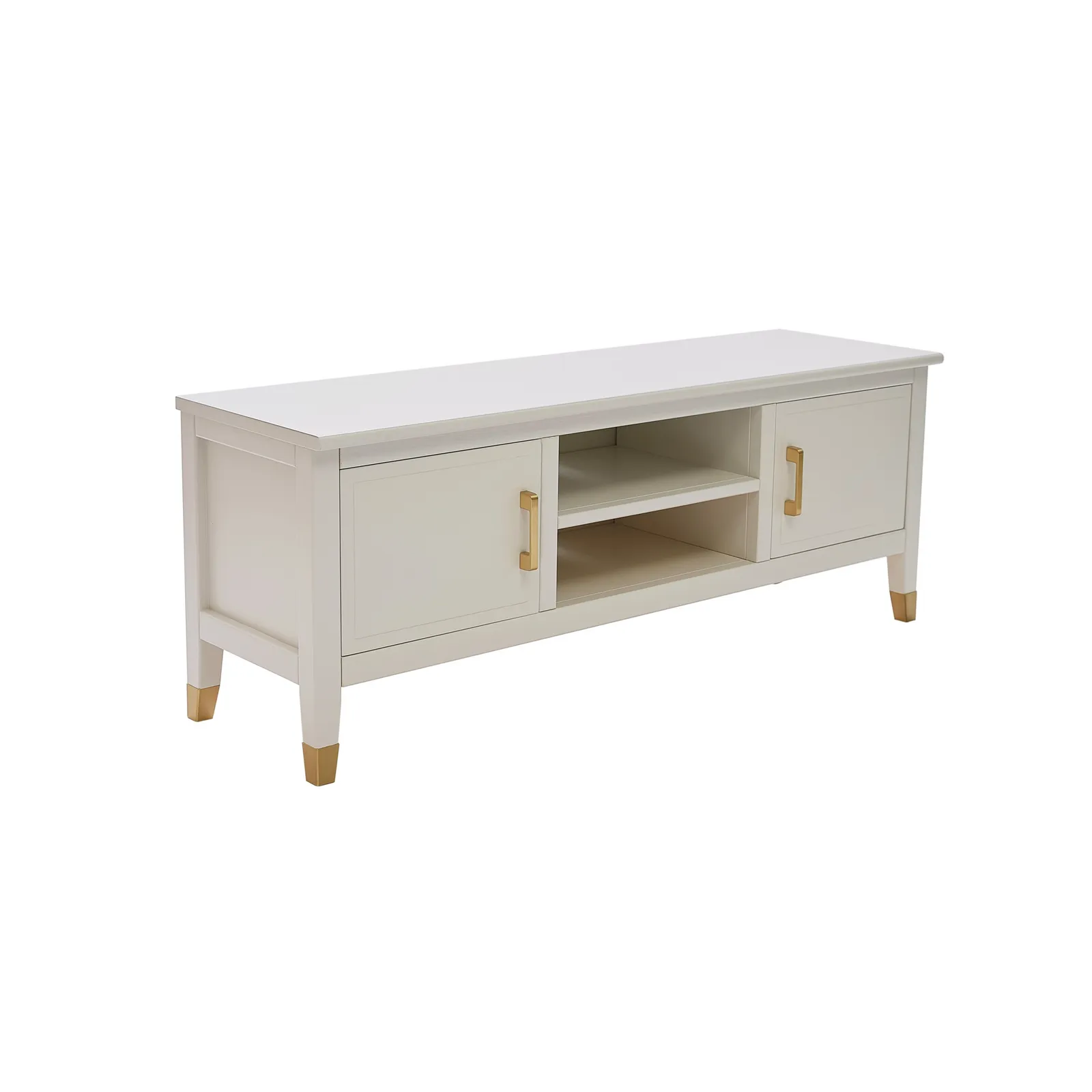 Cabinet Bits Palazzi 2 Door TV Unit H45 W120 D35cm in Off-White 2