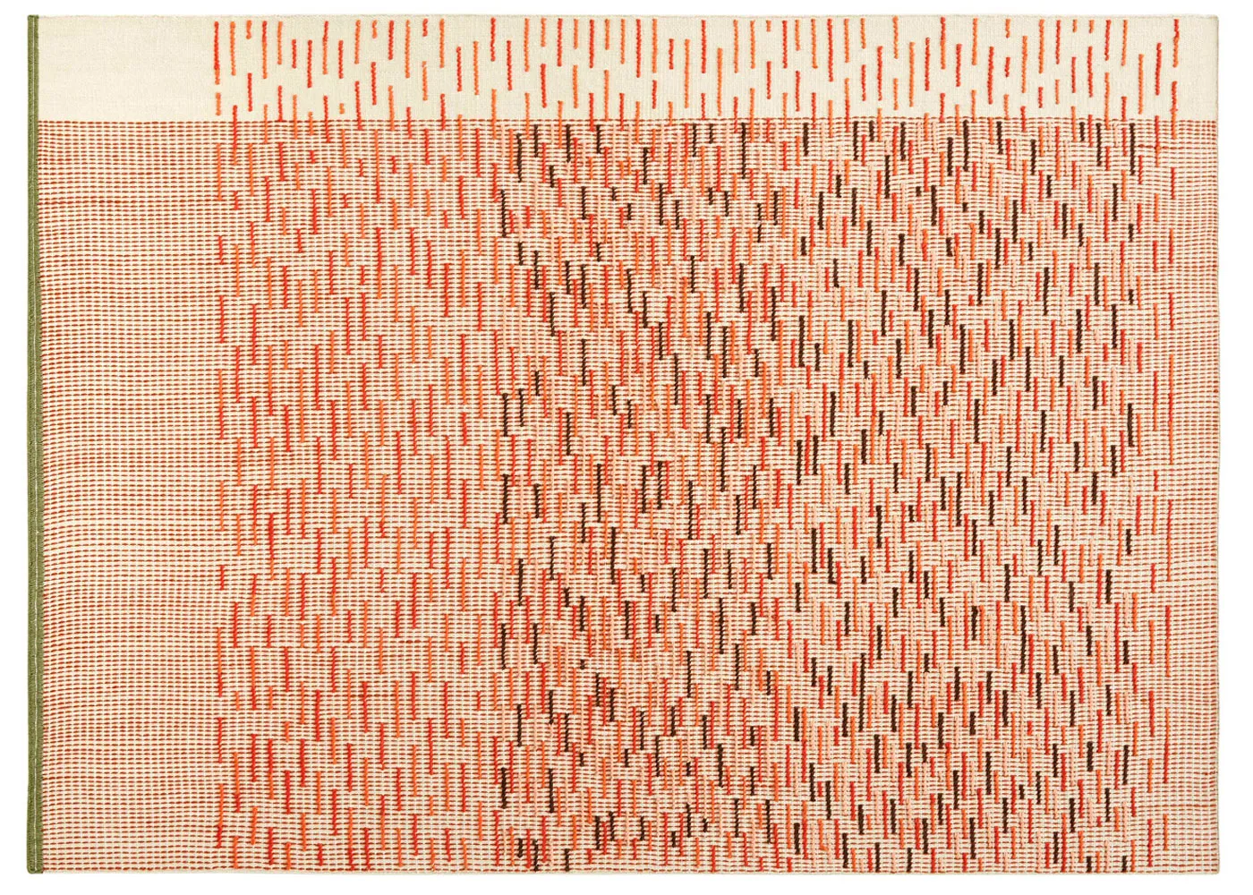 Gandia Blasco Backstitch Busy Rug in Brick Red 170 x 240cm