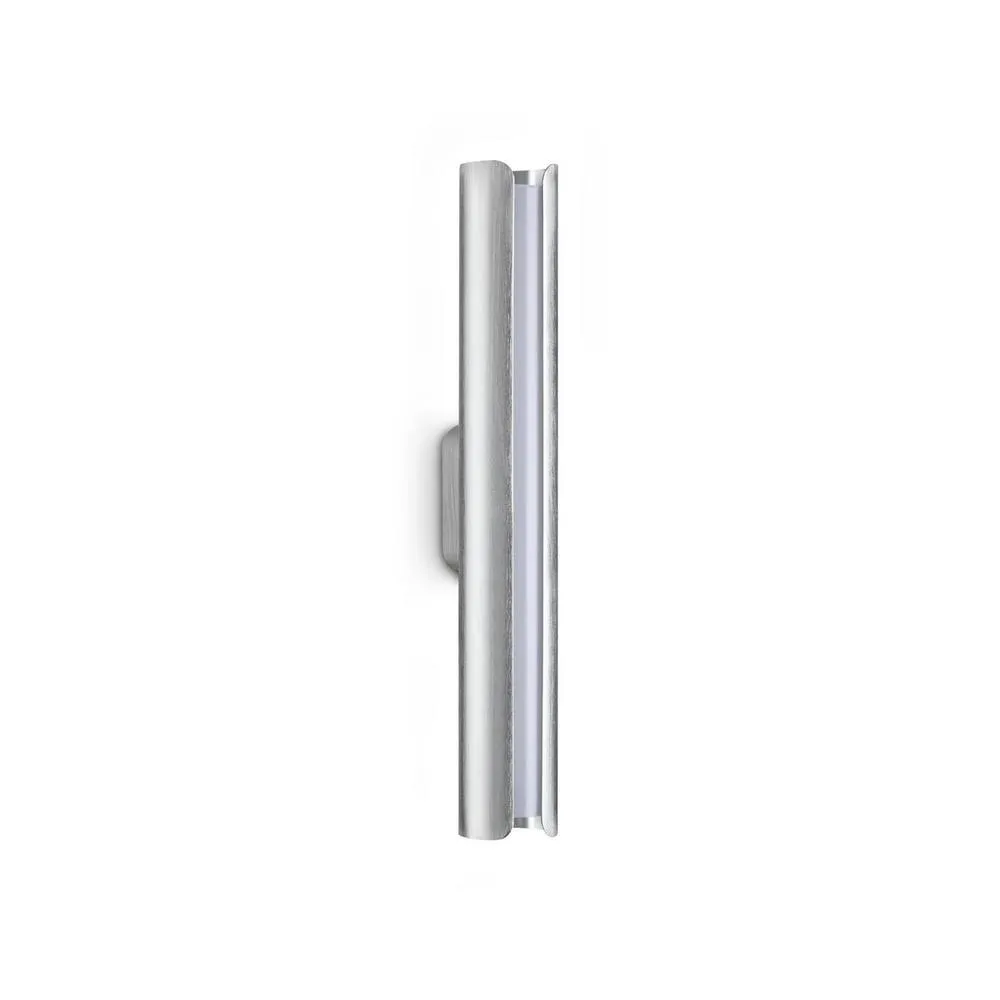 Netlighting Dorica Integrated LED Wall Lamp Steel 930lm 3000K in Grey