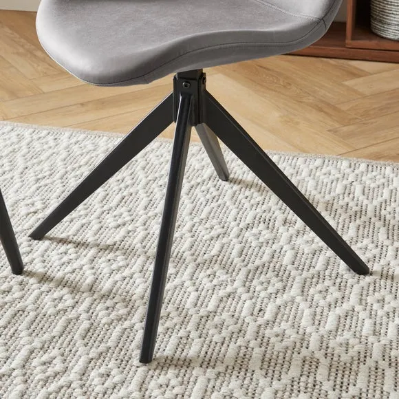 Lennie Set of 2 Dining Chairs, Faux Leather 3