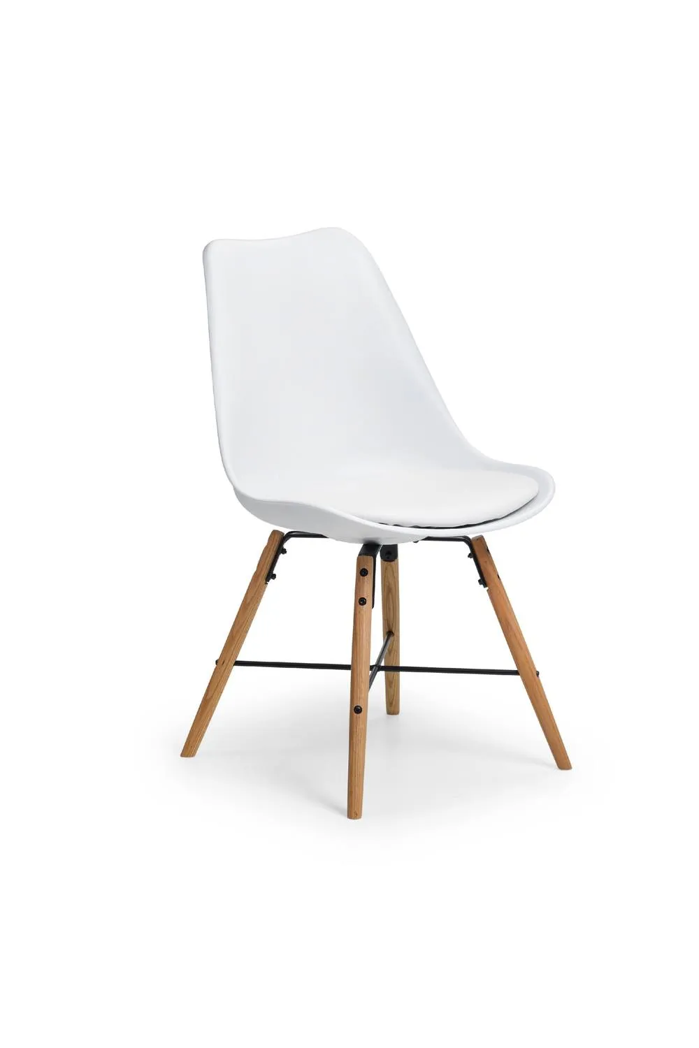 Julian Bowen Kari Plastic Dining Chair (Set of 2) in White 4
