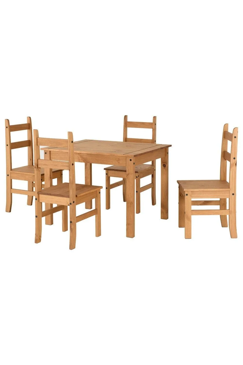 Seconique Corona Budget Dining Set in Natural 2