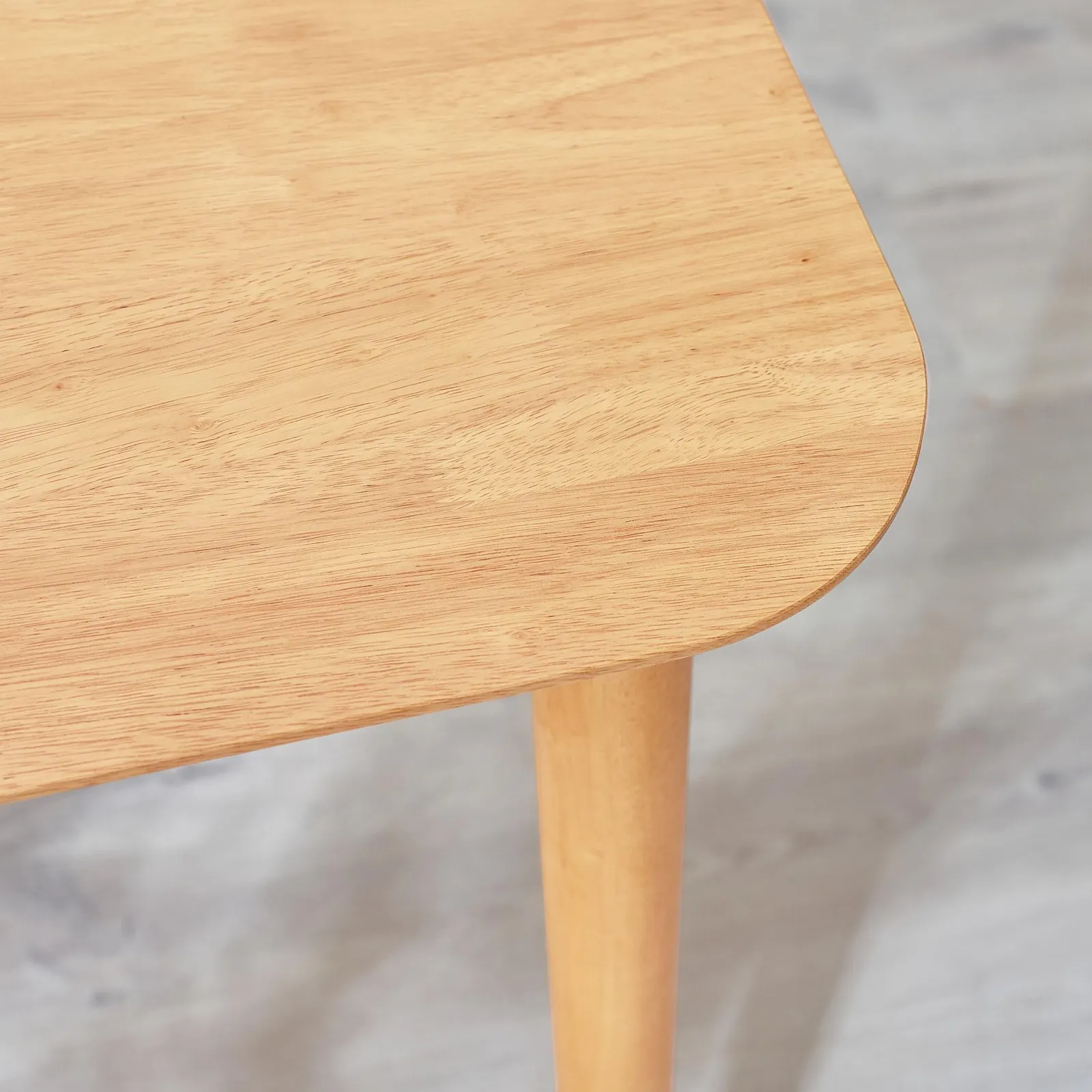 FurnitureboxUK Lynton Small Oak Effect Wooden Dining Table & 4 Millford Chairs in Light Oak 4