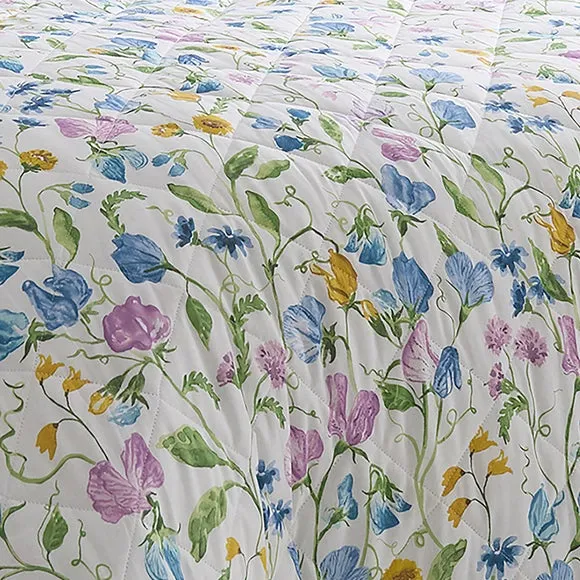 Dreams n Drapes Sweetpea Floral Bedspread 2
