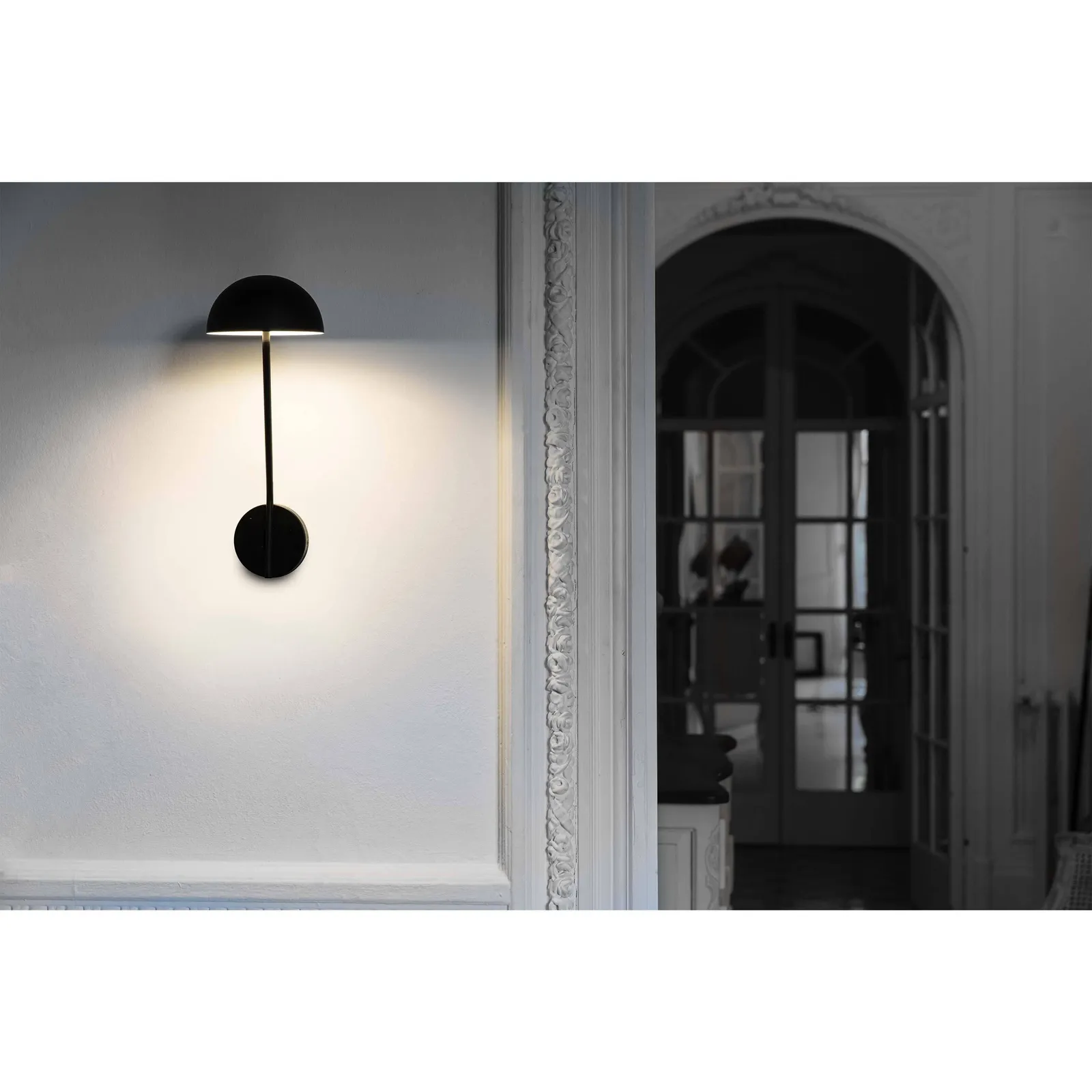 Netlighting Pure LED Wall Lamp Black Gold 6W 3000K 3