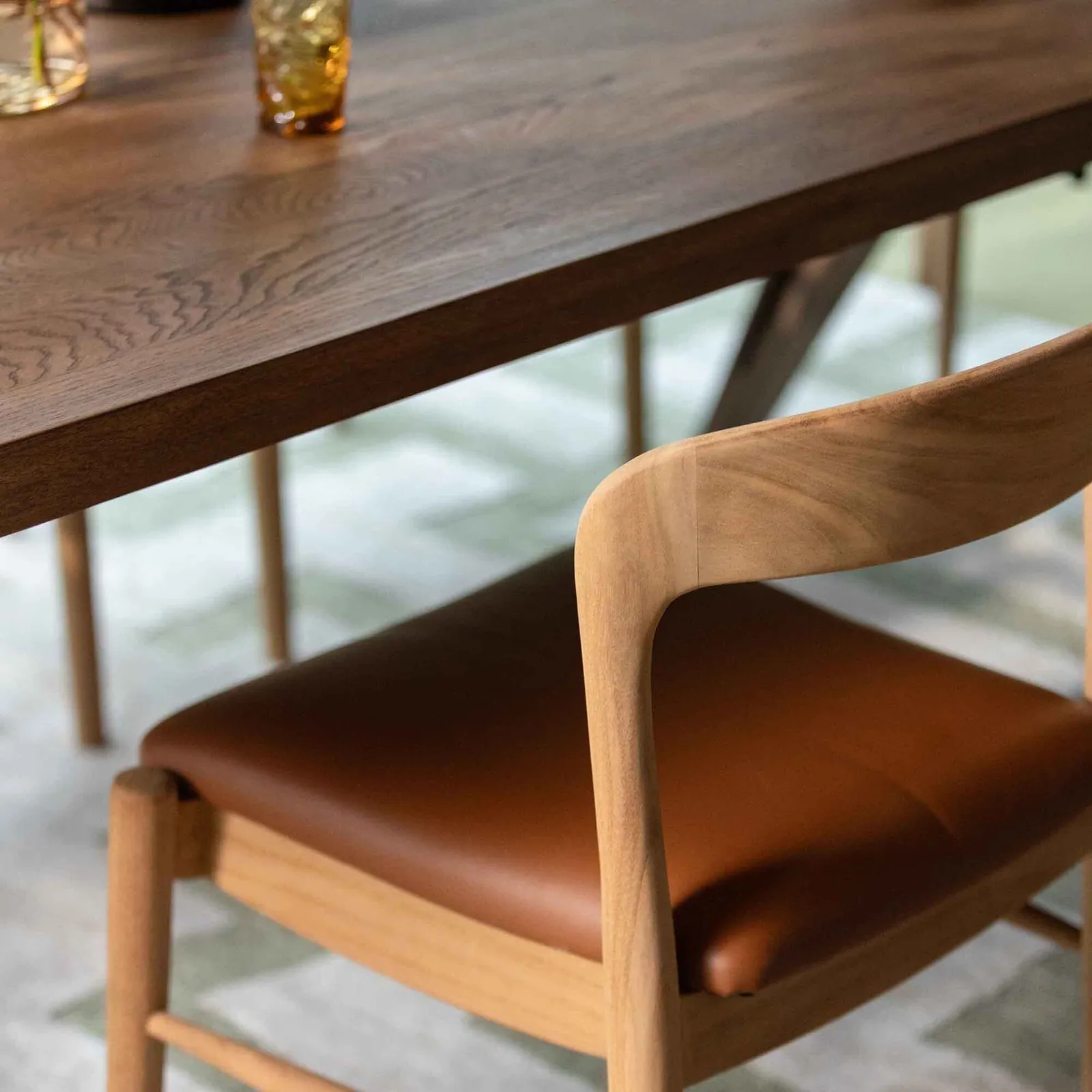 Pure Furniture Tiros Dining Table 240Cm, Brown Oak | Barker & Stonehouse 5