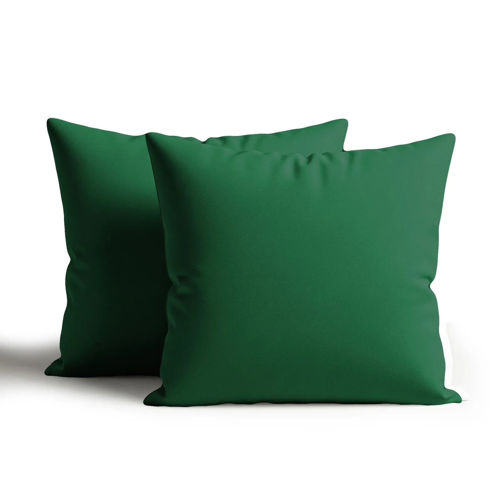 Snug City Waterproof Outdoor Garden Patio Cushion Cover & Inner Square Pack Of 2 in Dark Green