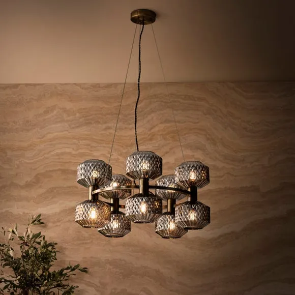 Abingdon 10 Light Adjustable Chandelier 2
