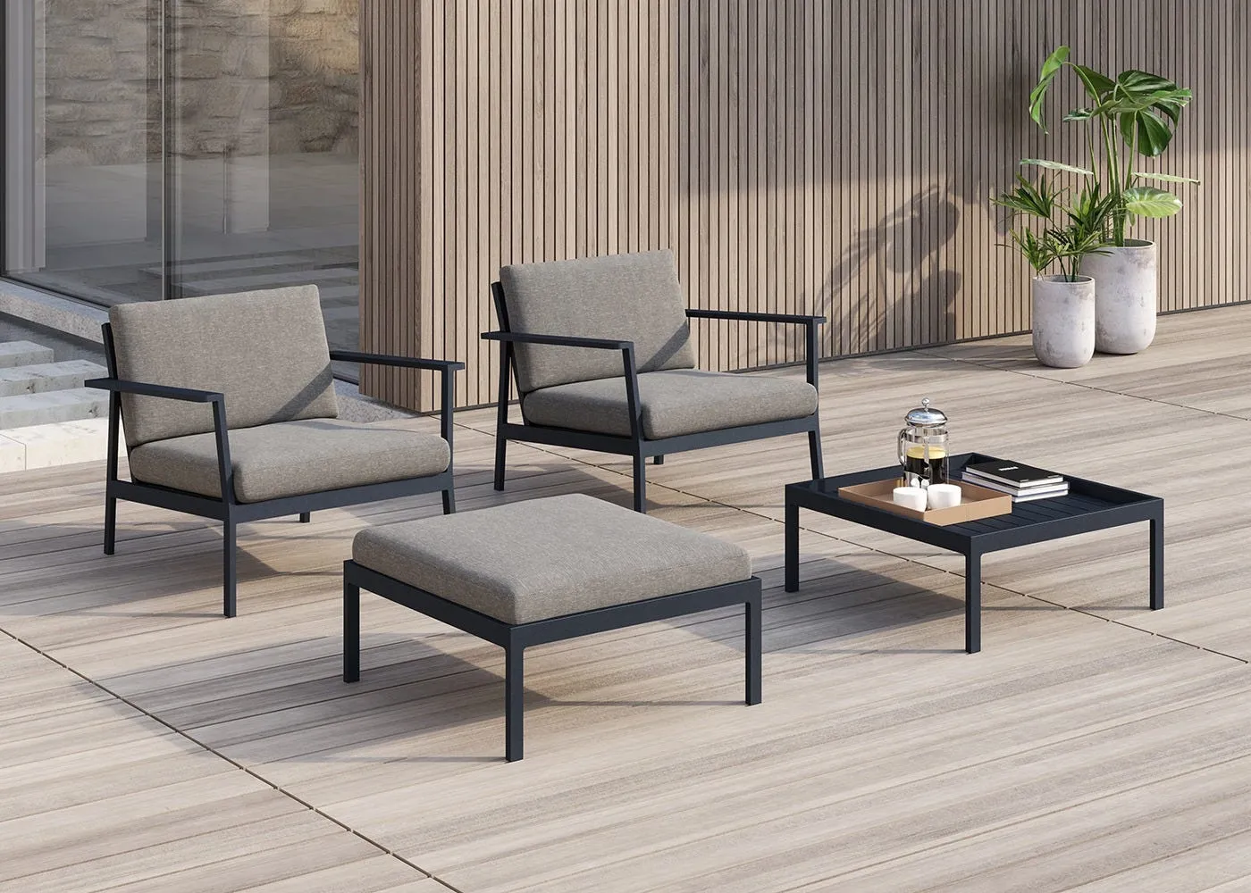Case Eos Outdoor Sofa Armchair Rust 3