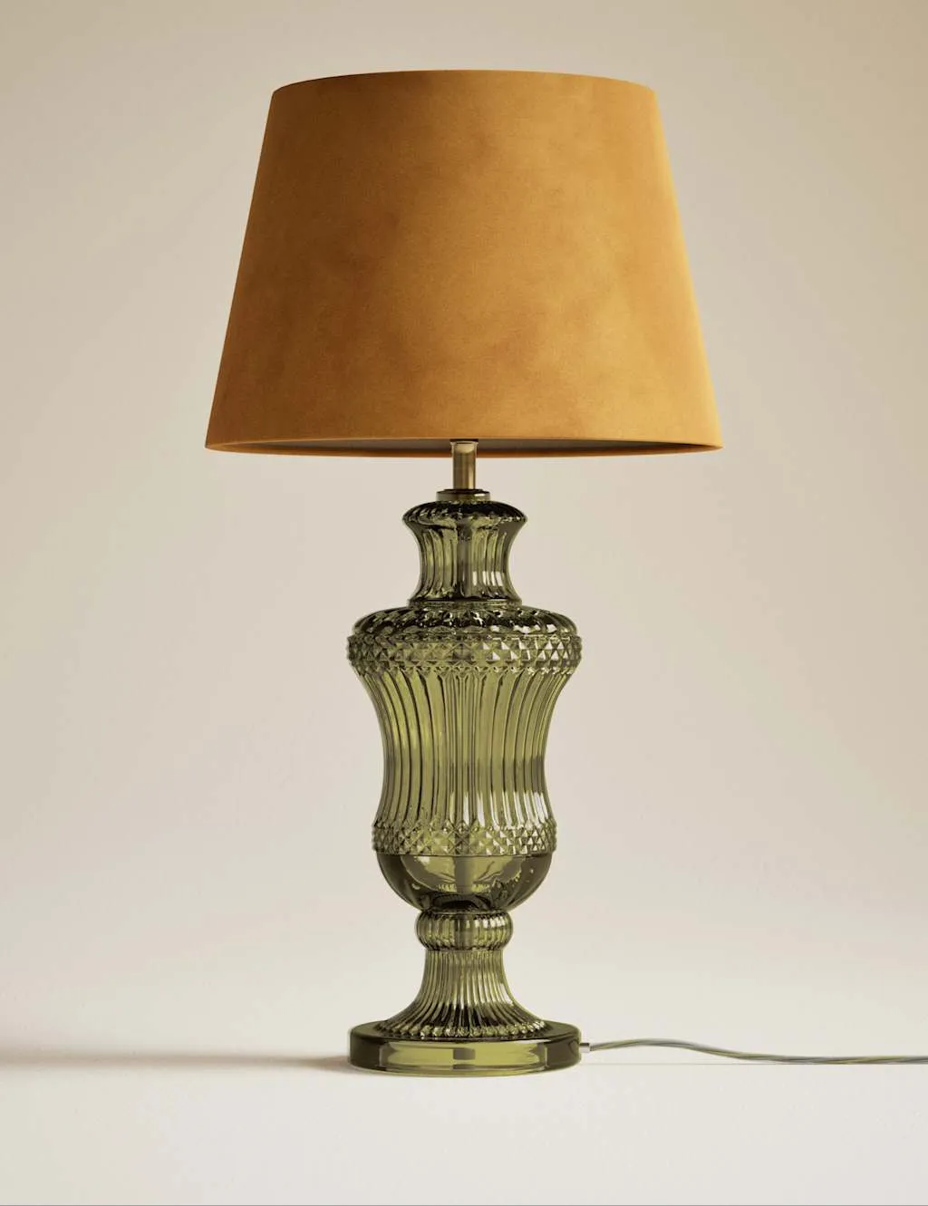 M&S Loretta Table Lamp Green Mix