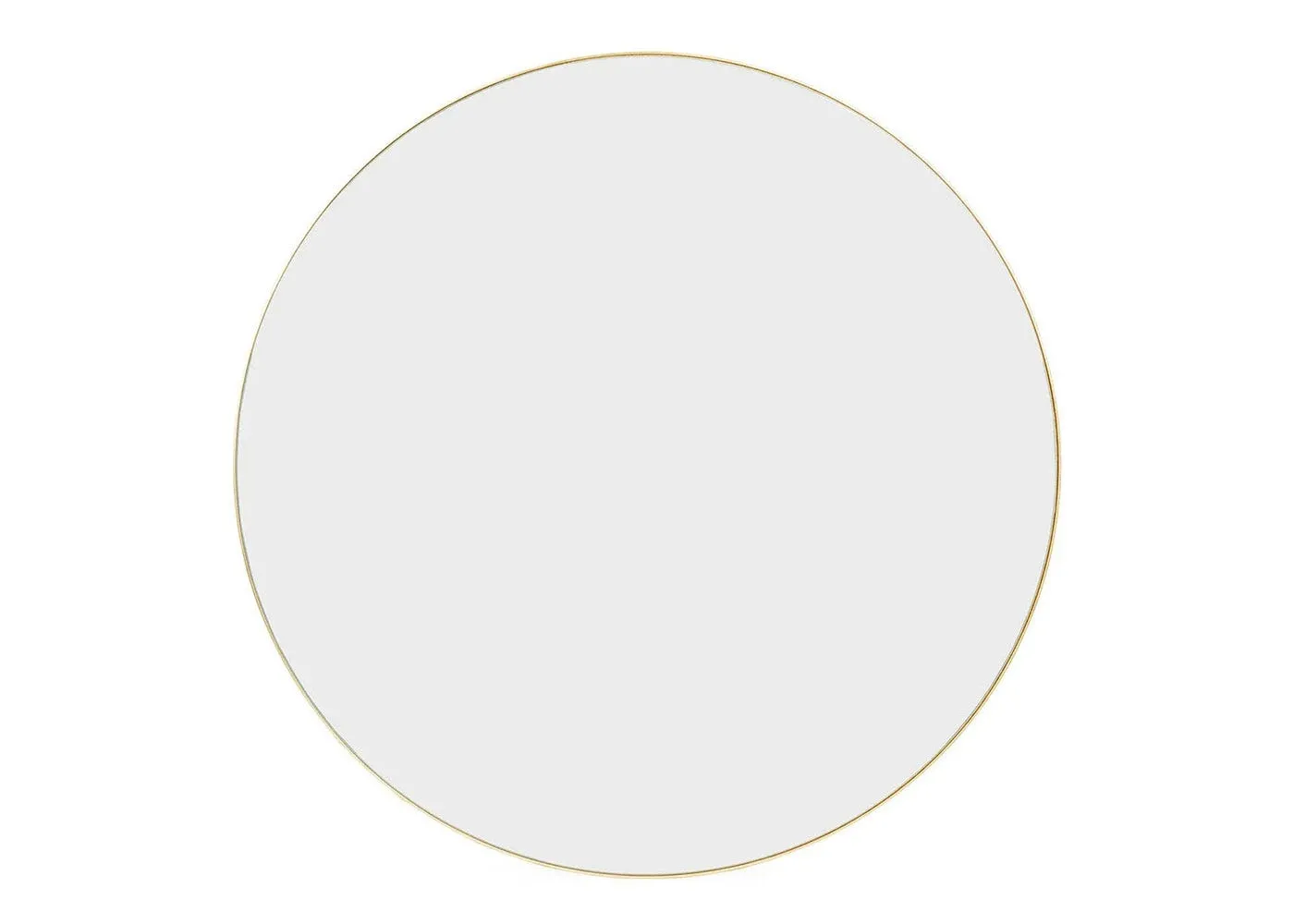 Heal's Fine Edge Mirror Round 35cm Gold