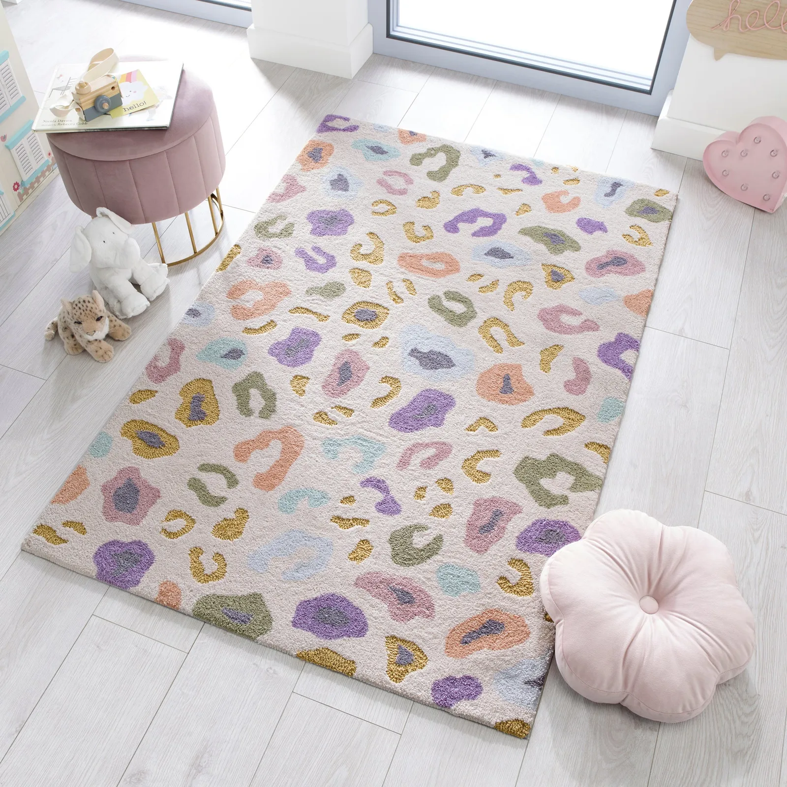 Leopard Brights Rug Natural (Brown)
